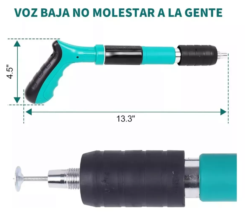 FijaTech Pistola de Fijación de Clavos