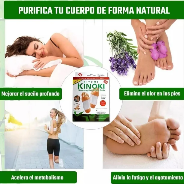 Parches Kinoki Detox Pies 30 Parches + 20 Gratis