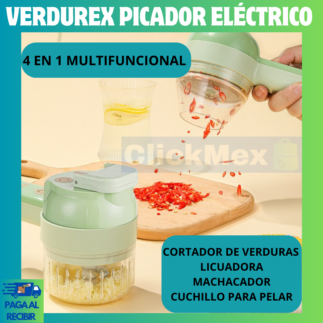 Verdurex – Picador Eléctrico 4 en 1